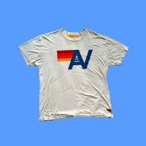 Aviator Nation Vintage White Logo Shirt